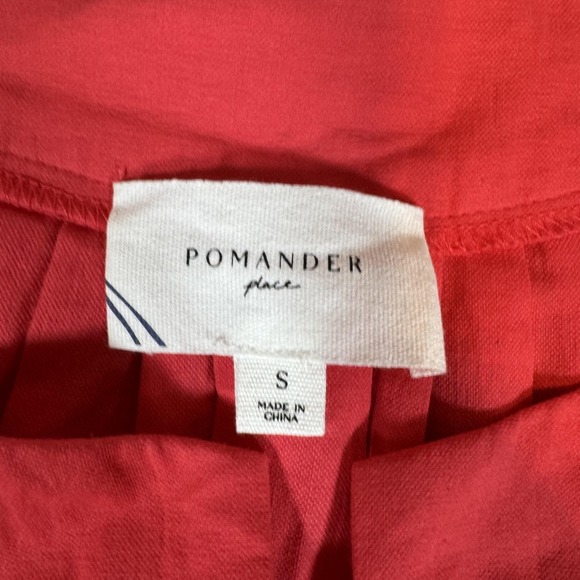 Pomander Place Tuckernuck Dress Womens‎ Small Red Finley Flutter Sleeve - Picture 2 of 9